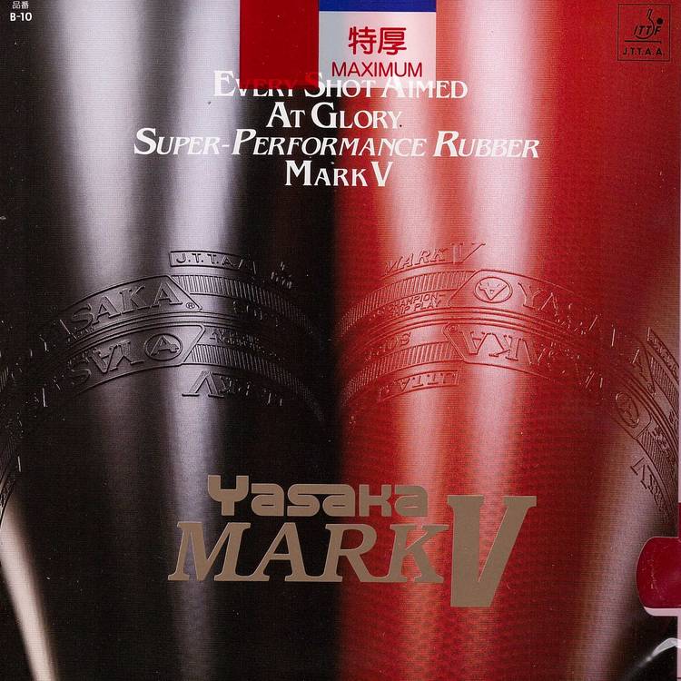Yasaka Mark V Table Tennis Rubber Review